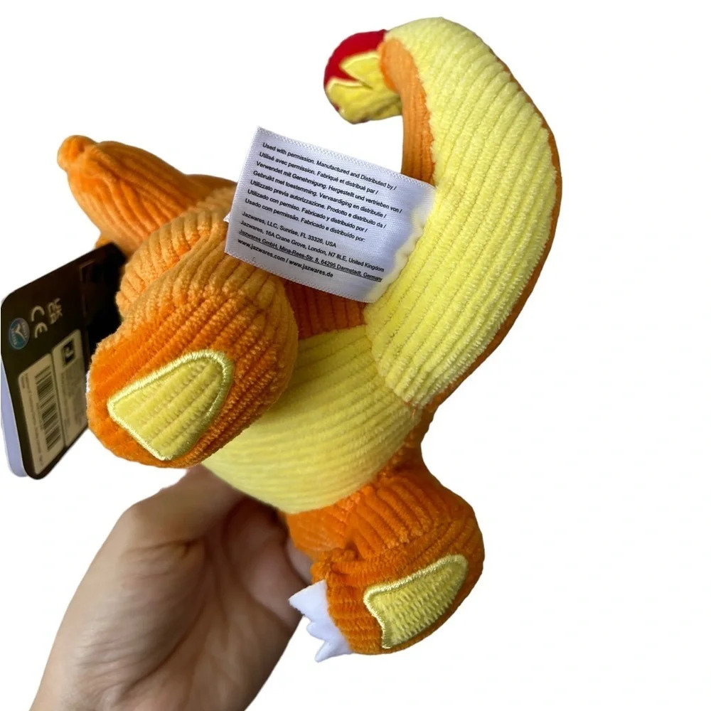 POKÉMON Charmander Rare Corduroy Plush Toy - Picture 7 of 11